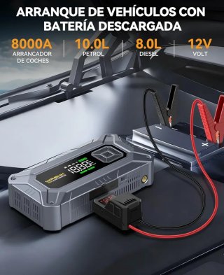 Arrancador y Compresor 8000A 160PSI