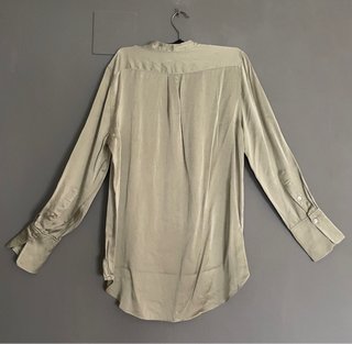 Camisa beige/verde