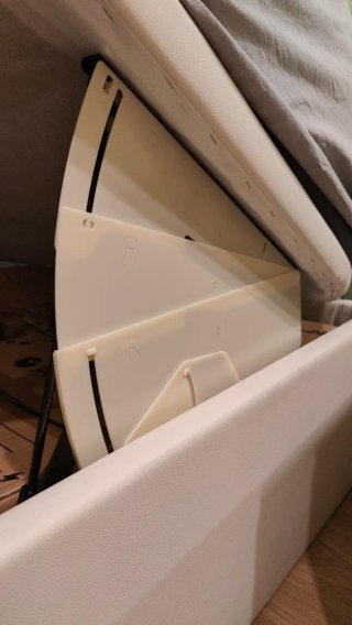 Canapé abatible KVINLOG de Ikea, 140x200 Blanco