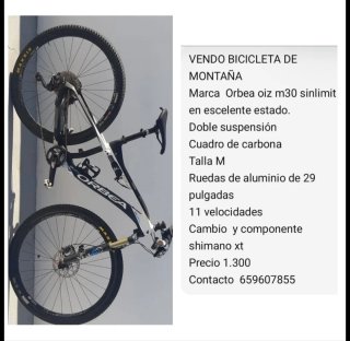 Orbea Oiz M30 Carbono Doble Suspensión