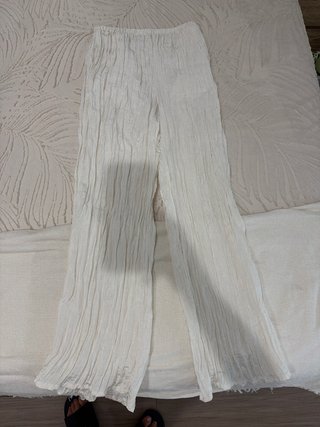 Conjunto Chaleco y Pantalón Verano Blanco mujer
