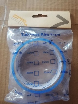 Cinta Tubeless ZITTO 10m