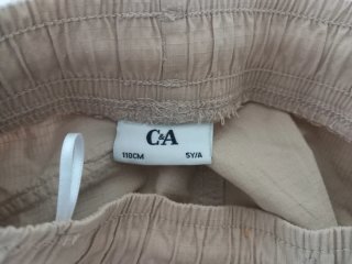 Pantalón corto niño beige talla 5 años