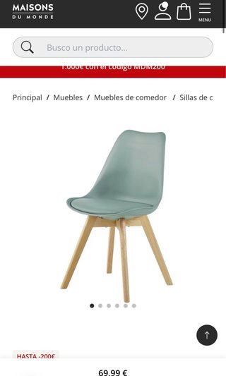 Mesa comedor ovalada y 4 sillas