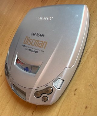 Sony Discman D-192CK Plata