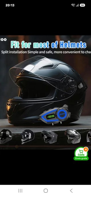 Intercomunicador KUOO para Casco Moto