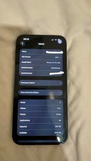iPhone 13 Pro Max 256GB - Capacidad 73%