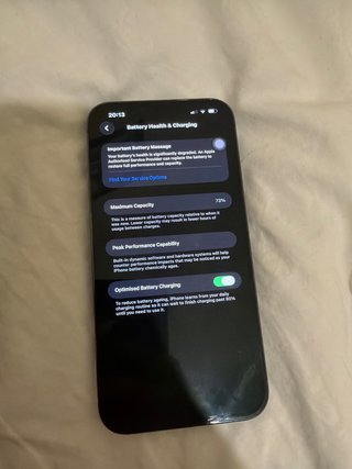 iPhone 13 Pro Max 256GB - Capacidad 73%