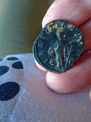 Moneda Antigua Romana Sextersio