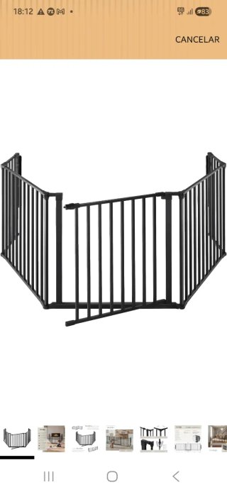 Barrera de seguridad protectora 290 cm