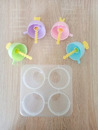 Moldes para polos y helados reutilizables