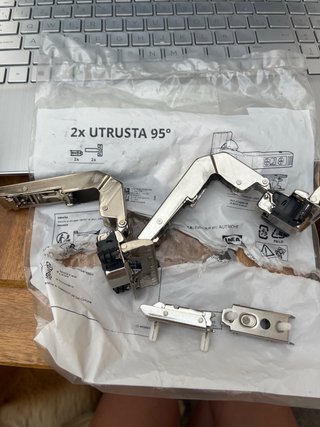 2x Bisagras UTRUSTA 95° IKEA