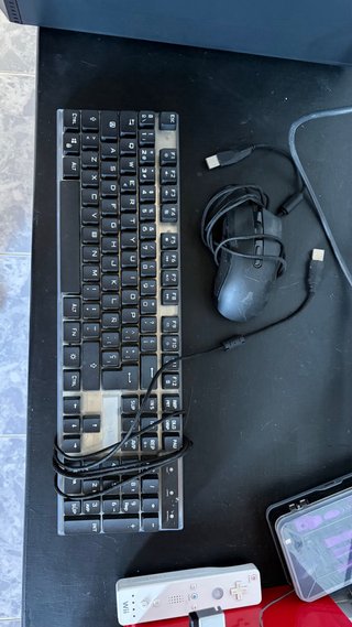 PC Gaming Negro con Teclado y Ratón