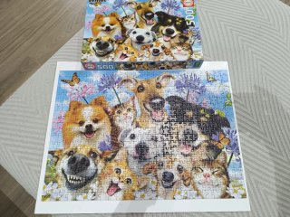 Puzzle Educa 500 Piezas Perros y Gatos