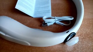 Ventilatore collo ricaricabile bianco