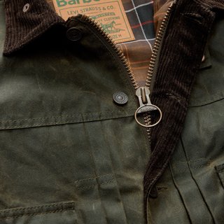 Levi’s X Barbour TYPE II WAXED TRUCKER JACKET  L