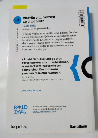 Lote Matilda + Charlie y la fábrica de chocolate