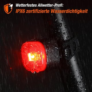 Luz Trasera LED Bici Recargable