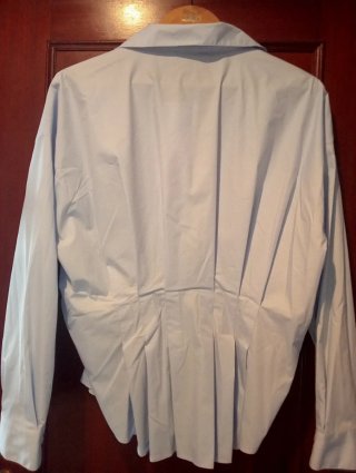 Camisa popelín pliegues