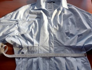 Camisa popelín pliegues