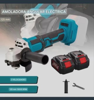 Amoladora Angular Inalámbrica (2 Baterías)