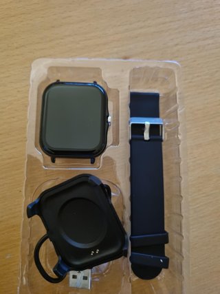Smartwatch 1.83 Uomo/Donna Nero