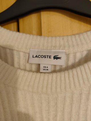 Jersey Lacoste Blanco Talla M