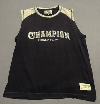 Lote 2 Camisetas sin Mangas Vintage Nike & Champio