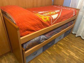 Cama nido doble con cajones