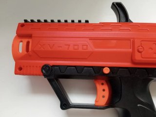 Pistola Nerf Rival Roja y Negra