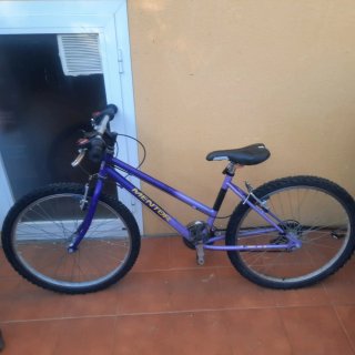 Bicicleta Montaña Niño Morada