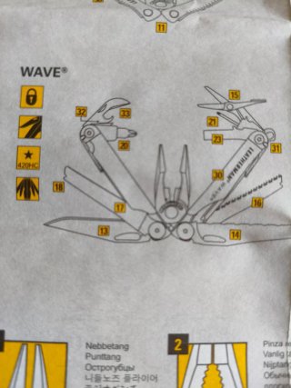 Multiherramienta Leatherman Wave 830078