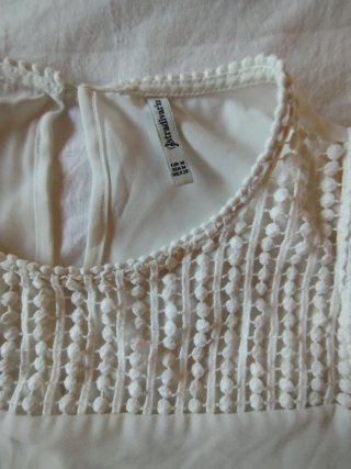 Blusa Stradivarius Blanca