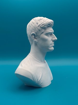 Busto 3D Courtois Portiere 25cm Plastica