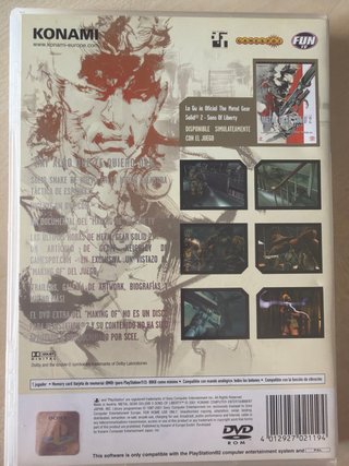 Metal Gear Solid 2 PS2