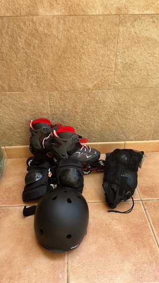 Patines infantiles y protecciones
