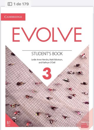 Libro Evolve 3 B1 Inglés online para impresión