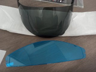 Pantalla negra para casco AGV K3 SV, con Pinlock