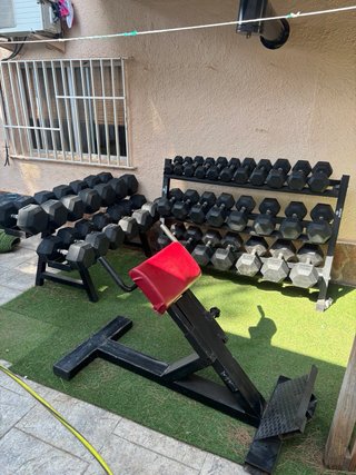 Máquina Hiperextensión  banco musculación lumbar
