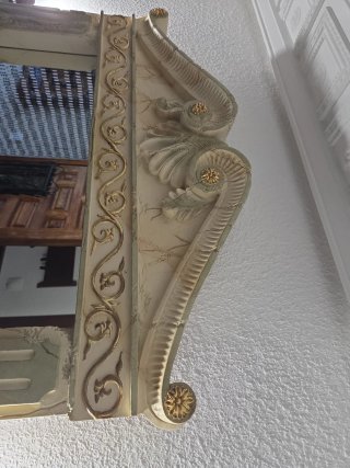 Mesa recibidor y espejo vintage