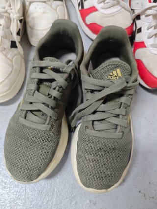Lote 3 bambas asics adidas
