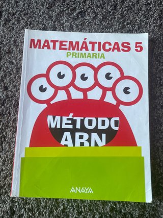 Matemáticas, 5 Primaria método ABN : Aprender e...
