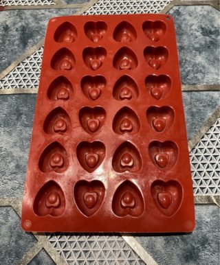 Lote 2 moldes silicona chocolate/hielo