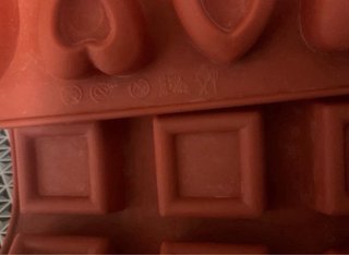 Lote 2 moldes silicona chocolate/hielo