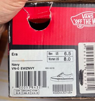 Zapatillas Vans Azul Marino