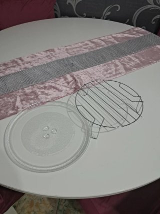 Plato Microondas y Parrilla Grill el plato mide 26