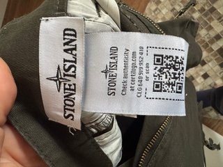 Stone Island Pantalones Cargo Verde Talla W30