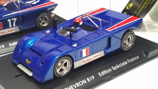 2 Coches Scalextric Chevron B19 Edición Francia