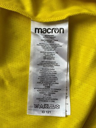 Camiseta Oficial Cadiz CF Sergi Guardiola Macron