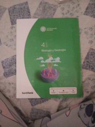 Libros de Biología de 4 eso de santillana
